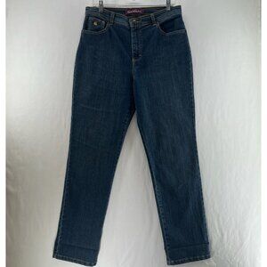 Gloria Vanderbilt Jeans Womens12 Stretch Denim Modern Fit High Rise Zip Fly Blue